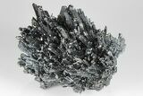Metallic Stibnite Crystal Spray - Xikuangshan Mine, China #175922-2